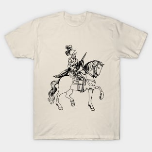 Men on a horse T-Shirt